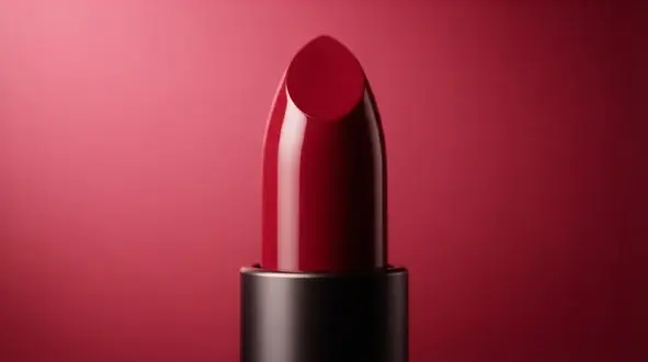 화장품 광고 콘티 컷 — 립스틱 표면 익스트림 클로즈업